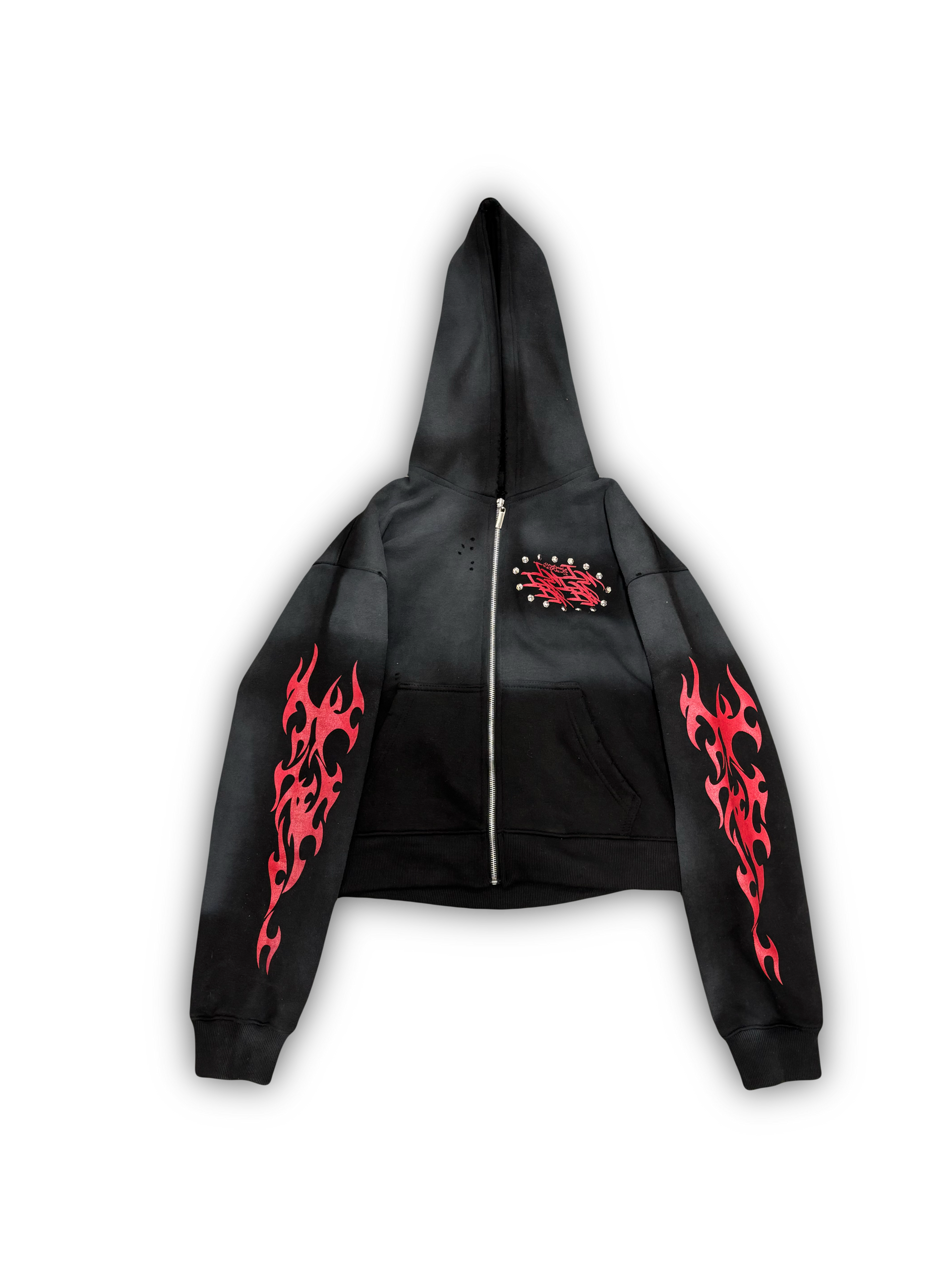 Black “Loose Screws” Zip-Up