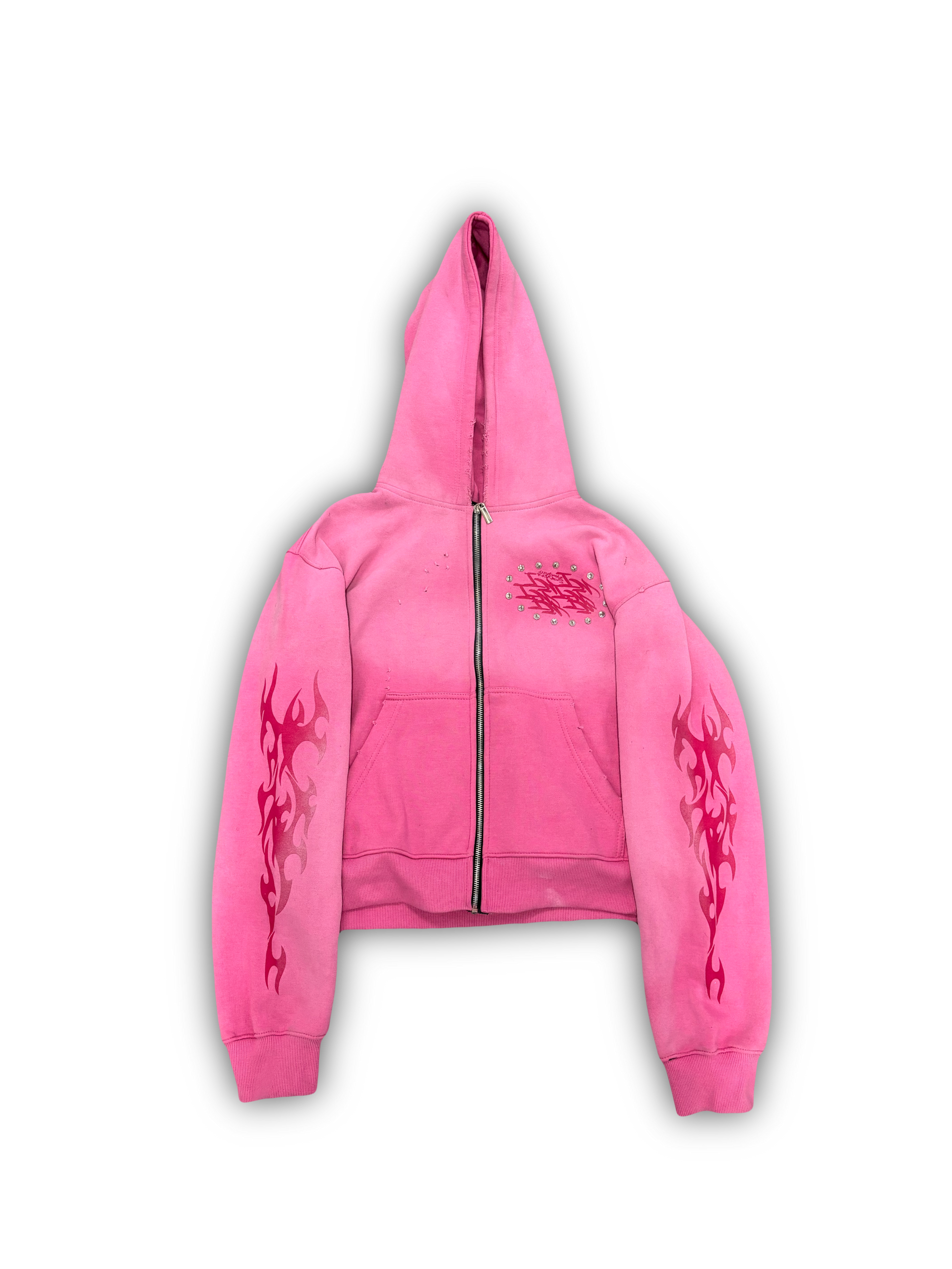Pink “Loose Screws” Zip-Up